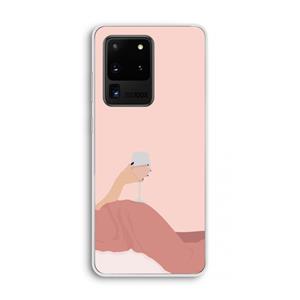CaseCompany Wine: Samsung Galaxy S20 Ultra Transparant Hoesje