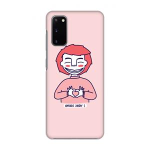 CaseCompany Hartje: Volledig geprint Samsung Galaxy S20 Hoesje