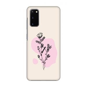 CaseCompany Roses are red: Volledig geprint Samsung Galaxy S20 Hoesje