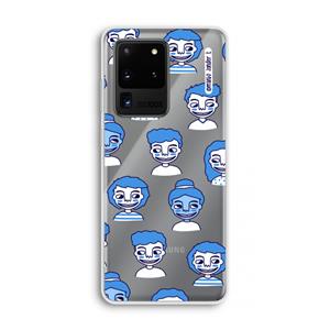 CaseCompany Gezichtjes: Samsung Galaxy S20 Ultra Transparant Hoesje