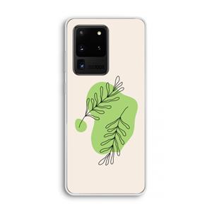 CaseCompany Beleaf in you: Samsung Galaxy S20 Ultra Transparant Hoesje