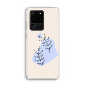 CaseCompany Leaf me if you can: Samsung Galaxy S20 Ultra Transparant Hoesje