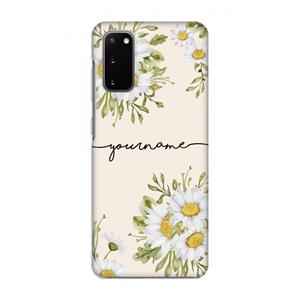 CaseCompany Daisies: Volledig geprint Samsung Galaxy S20 Hoesje