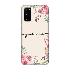 CaseCompany Rozen: Volledig geprint Samsung Galaxy S20 Hoesje