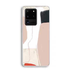 CaseCompany Lava: Samsung Galaxy S20 Ultra Transparant Hoesje