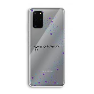 CaseCompany Sterren: Samsung Galaxy S20 Plus Transparant Hoesje