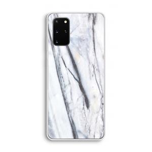 CaseCompany Gestreepte marmer: Samsung Galaxy S20 Plus Transparant Hoesje