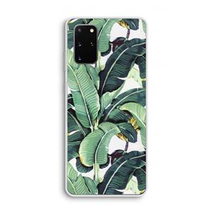 CaseCompany Bananenbladeren: Samsung Galaxy S20 Plus Transparant Hoesje