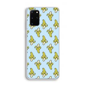 CaseCompany Bananas: Samsung Galaxy S20 Plus Transparant Hoesje
