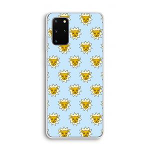 CaseCompany Leeuwenkoppen: Samsung Galaxy S20 Plus Transparant Hoesje