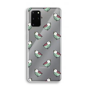 CaseCompany Vogeltjes: Samsung Galaxy S20 Plus Transparant Hoesje