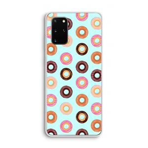 CaseCompany Donuts: Samsung Galaxy S20 Plus Transparant Hoesje