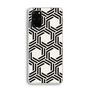 CaseCompany Geometrisch patroon: Samsung Galaxy S20 Plus Transparant Hoesje