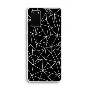 CaseCompany Geometrische lijnen wit: Samsung Galaxy S20 Plus Transparant Hoesje