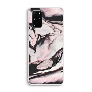 CaseCompany Roze stroom: Samsung Galaxy S20 Plus Transparant Hoesje