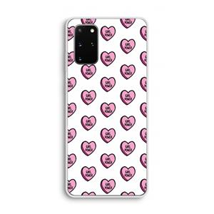 CaseCompany GIRL POWER: Samsung Galaxy S20 Plus Transparant Hoesje