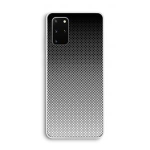 CaseCompany Musketon Halftone: Samsung Galaxy S20 Plus Transparant Hoesje