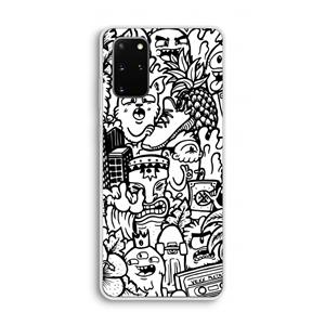 CaseCompany Vexx Mixtape #2: Samsung Galaxy S20 Plus Transparant Hoesje