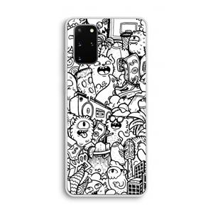 CaseCompany Vexx City #2: Samsung Galaxy S20 Plus Transparant Hoesje