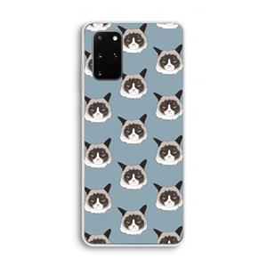 CaseCompany It's a Purrr Case: Samsung Galaxy S20 Plus Transparant Hoesje