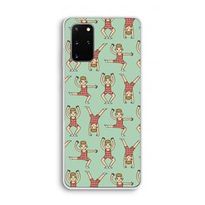 CaseCompany Gymboys: Samsung Galaxy S20 Plus Transparant Hoesje