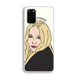 CaseCompany Mary Kate: Samsung Galaxy S20 Plus Transparant Hoesje