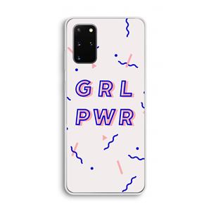 CaseCompany GRL PWR: Samsung Galaxy S20 Plus Transparant Hoesje