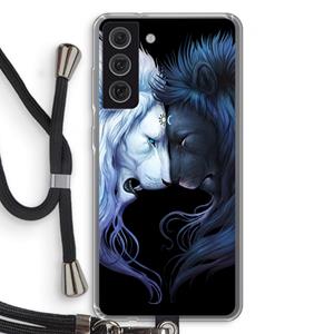 CaseCompany Brotherhood: Samsung Galaxy S21 FE Transparant Hoesje met koord
