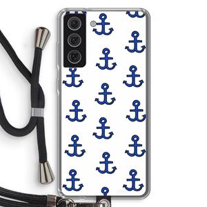 CaseCompany Ankers: Samsung Galaxy S21 FE Transparant Hoesje met koord