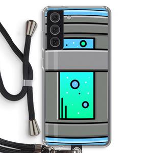 CaseCompany Chug Bottle: Samsung Galaxy S21 FE Transparant Hoesje met koord