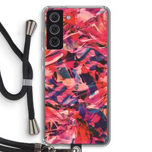 CaseCompany California: Samsung Galaxy S21 FE Transparant Hoesje met koord