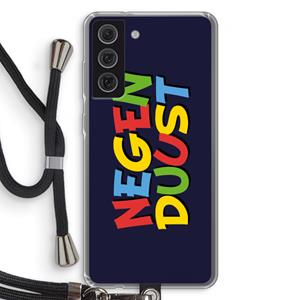 CaseCompany 90's One: Samsung Galaxy S21 FE Transparant Hoesje met koord
