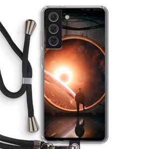 CaseCompany Ephemeral: Samsung Galaxy S21 FE Transparant Hoesje met koord