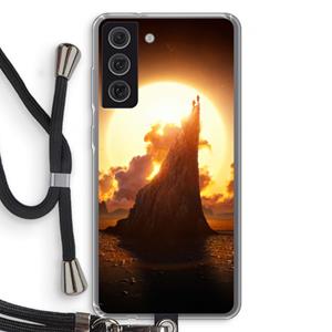 CaseCompany Children of the Sun: Samsung Galaxy S21 FE Transparant Hoesje met koord