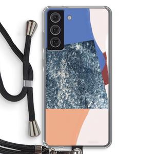 CaseCompany Billy: Samsung Galaxy S21 FE Transparant Hoesje met koord