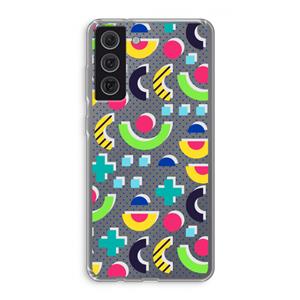 CaseCompany 8-bit N°1: Samsung Galaxy S21 FE Transparant Hoesje