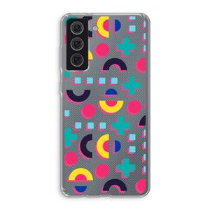 CaseCompany 8-bit N°2: Samsung Galaxy S21 FE Transparant Hoesje