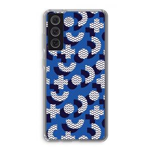 CaseCompany 8-bit N°5: Samsung Galaxy S21 FE Transparant Hoesje