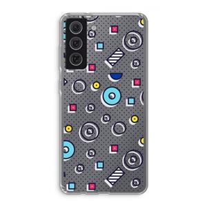 CaseCompany 8-bit N°9: Samsung Galaxy S21 FE Transparant Hoesje
