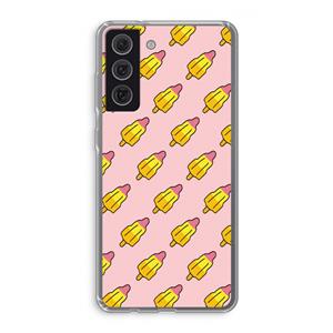 CaseCompany Waterijsjes: Samsung Galaxy S21 FE Transparant Hoesje