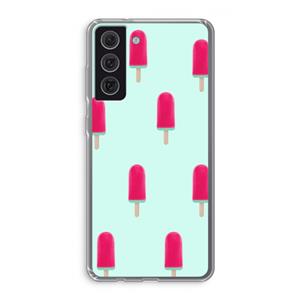 CaseCompany Waterijsje: Samsung Galaxy S21 FE Transparant Hoesje