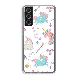 CaseCompany Fantasiewereld: Samsung Galaxy S21 FE Transparant Hoesje