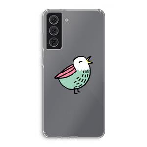 CaseCompany Birdy: Samsung Galaxy S21 FE Transparant Hoesje