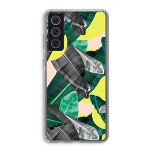 CaseCompany Fantasie jungle: Samsung Galaxy S21 FE Transparant Hoesje