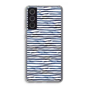 CaseCompany Verrassende lijnen: Samsung Galaxy S21 FE Transparant Hoesje