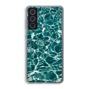CaseCompany Weerkaatsing water: Samsung Galaxy S21 FE Transparant Hoesje