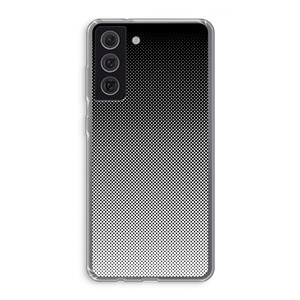 CaseCompany Musketon Halftone: Samsung Galaxy S21 FE Transparant Hoesje
