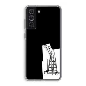 CaseCompany Musketon Painter: Samsung Galaxy S21 FE Transparant Hoesje
