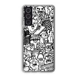 CaseCompany Vexx Mixtape #2: Samsung Galaxy S21 FE Transparant Hoesje