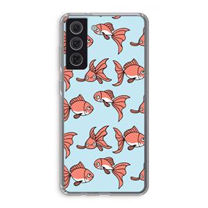 CaseCompany Blub: Samsung Galaxy S21 FE Transparant Hoesje